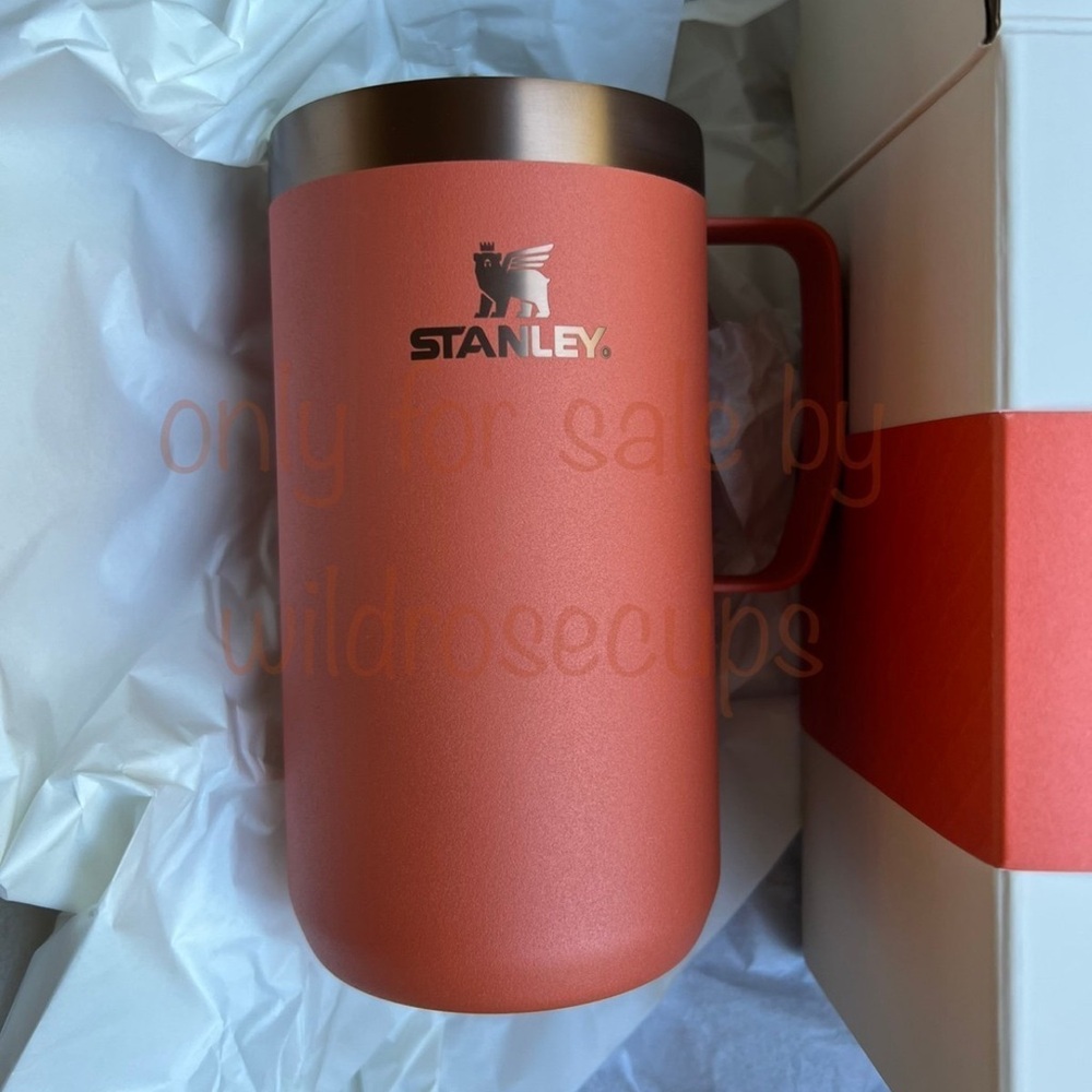🎃🧡Stanley Stay Hot Camp Mug - Fall Autumn PUMPKIN SPICE Sealed In Box🧡🎃